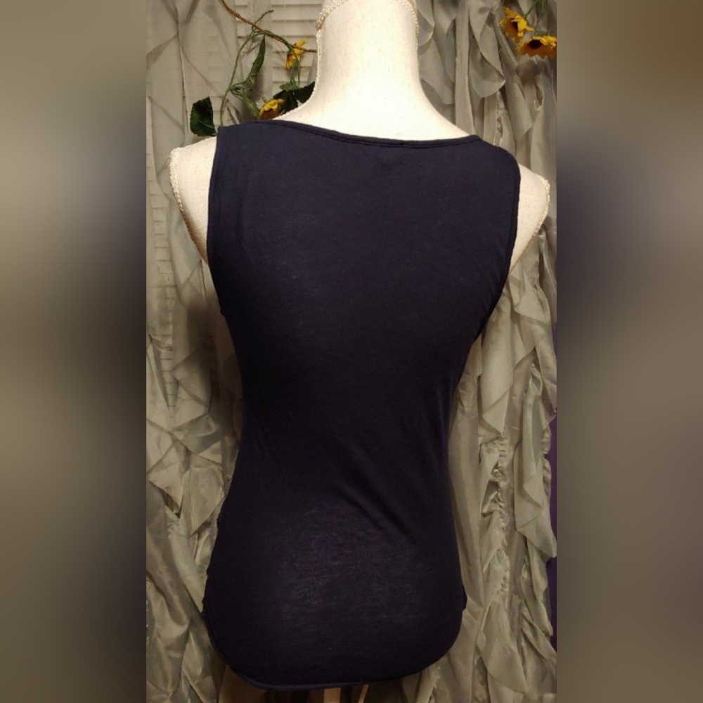 Express Ruffled Front Tank - Picture 4 of 4